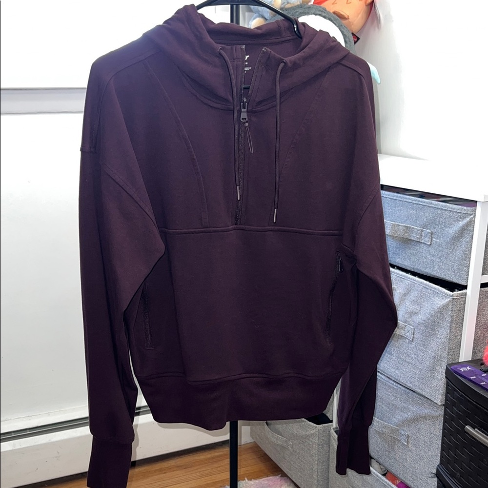 NWOT Old Navy Half Zip-Up Hooded Sweater